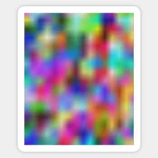 Colors Blur Pattern Design Sticker